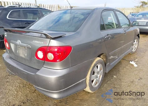 2008 Toyota Corolla S z USA, uszkodzony, nr VIN 2T1BR32E38C918285